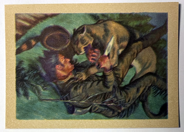 1956 Gum Inc Adventure Davy Crockett King of the Wild Frontier Card #59