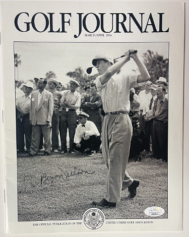 Byron Nelson signed Golf Journal Full Magazine March/April 1994- JSA #EE63415 (No Label)