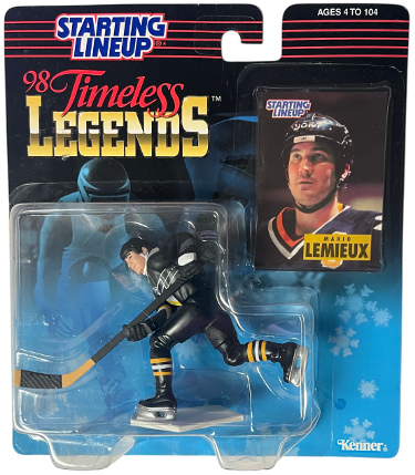 Mario Lemieux 1998 Kenner Starting Lineup Figure MOC Pittsburgh Penguins & Card/Vintage/Unopened/Factory Sealed