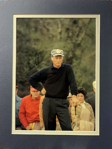 Arnold Palmer signed 1962 Masters Vintage PGA Golf 10x14 Photo  Beckett (Matted 13x16.25)