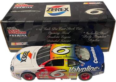 Mark Martin 1999 1/24 Zerex #6 Ford Taurus NASCAR Racing Champions Premier Collection Diecast Car /5000- COA