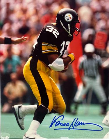 Franco Harris signed Pittsburgh Steelers 8x10 Photo- Beckett Review/Show Ticket/Photo/Tuff Stuff COA