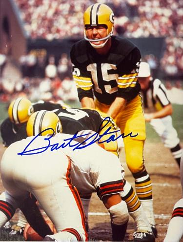 Bart Starr signed Green Bay Packers 8x10 Photo- Beckett Review/NFL Alumni LOA