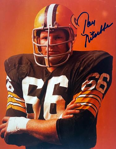 Ray Nitschke signed Green Bay Packers 8x10 Photo- Beckett Review/HOF