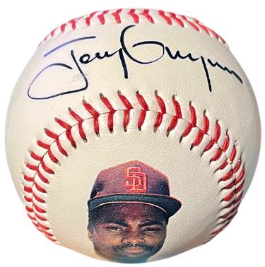 Tony Gwynn signed Fotoball USA MLB Baseball- /1000- Fotoball USA COA (very minor smudge/San Diego Padres)