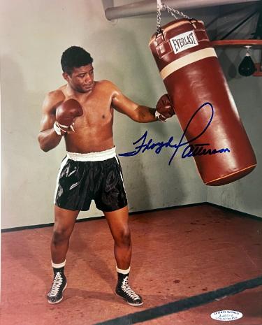 Floyd Patterson signed Boxing 8x10 Photo- Sports World Collectibles #A48516 & COA