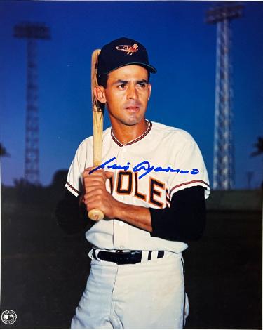 Luis Aparicio signed Baltimore Orioles MLB Licensed 8x10 Photo- COA/Show Ticket (HOF)