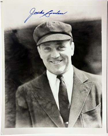 Jocko Conlan signed Vintage B&W 8x10 Photo imperfect- COA (HOF Umpire/Chicago White Sox)