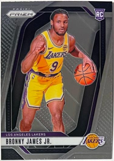 Bronny James 2024-25 Panini Prizm Rookie Card (RC) #243 (Los Angeles Lakers)