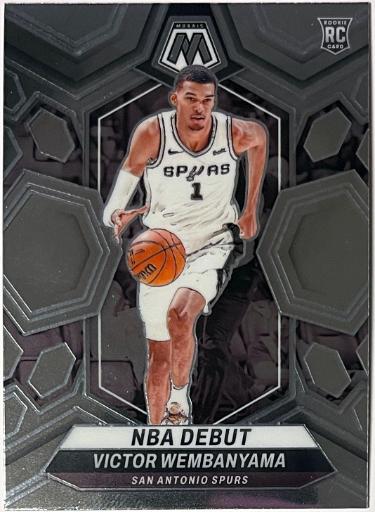 Victor Wembanyama 2023-24 Panini Mosaic NBA Debut Rookie Card (RC) #257 (San Antonio Spurs)