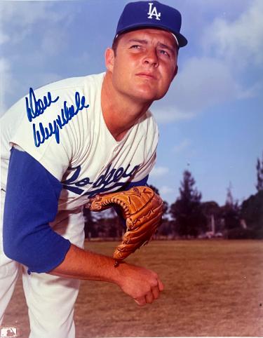 Don Drysdale signed Los Angeles Dodgers MLB Licensed 8x10 Photo- NFL Alumni LOA