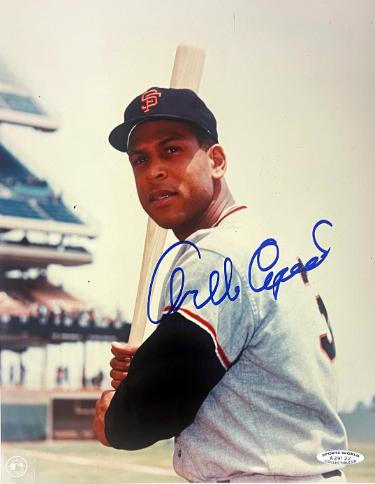 Orlando Cepeda signed San Francisco Giants MLB Licensed 8x10 Photo imperfect- Sports World Collectibles #A29122
