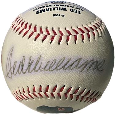 Ted Williams signed Fotoball USA MLB Baseball- /1000- COA (imperfect/Boston Red Sox)