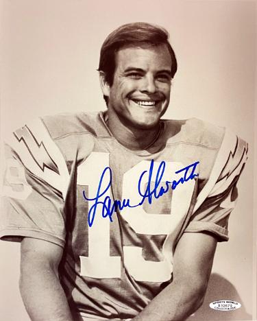 Lance Alworth signed San Diego Chargers 8x10 Photo imperfect- Sports World Collectibles #A32679/COA