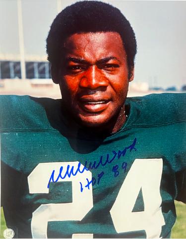 Willie Wood signed Green Bay Packers NFL Licensed 8x10 Photo HOF 89 imperfect- COA