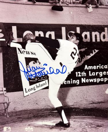 Juan Marichal signed San Francisco Giants MLB Licensed 8x10 Photo - COA (HOF)