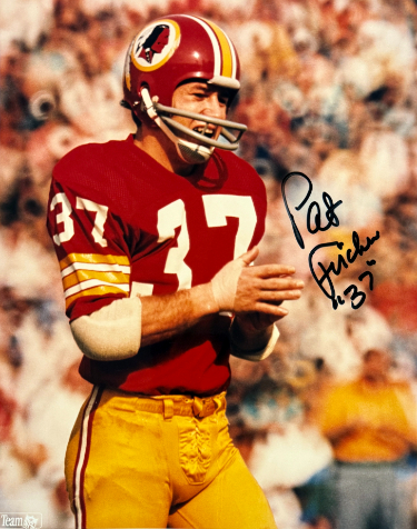 Pat Fischer signed Washington NFL Licensed 8x10 Photo #37- COA (3X Pro Bowl)