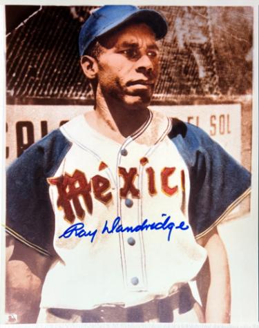 Ray Dandridge signed Mexico City Reds Negro League 8x10 Photo minor dings- COA (HOF)