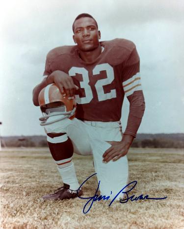 Jim Brown signed Cleveland Browns 8x10 Photo- NFL Alumni LOA (HOF)