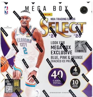 2024-25 Panini Select Basketball Mega Box NBA Trading Cards Factory Sealed *New* - 40 CPB/10PK/4CPP