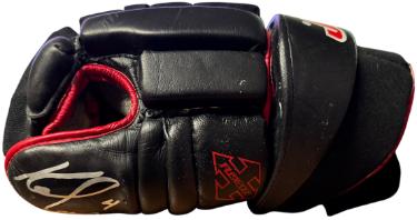 Keith Carney signed NHL Cooper 3D Flex Right Game Used/Worn Hockey Glove #4- COA