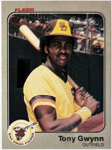 Tony Gwynn 1983 Fleer Rookie Card (RC)  #360 (San Diego Padres/HOF)