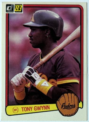 Tony Gwynn 1983 Donruss Rookie Card (RC) #598 (San Diego Padres/HOF)