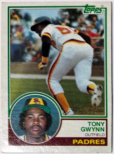 Tony Gwynn 1983 Topps Rookie Card #482 (San Diego Padres/HOF)