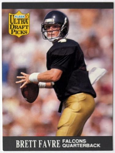 Brett Favre 1991 Fleer Ultra Rookie Card (RC) #283 (Falcons/Packers/HOF)
