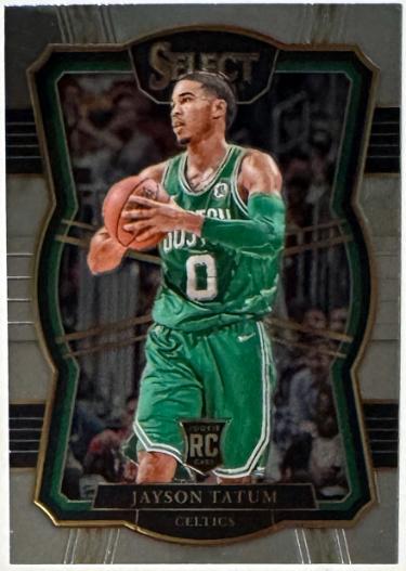 Jayson Tatum 2017-18 Panini Select Premier Level Rookie Card (RC) #166 (Boston Celtics)