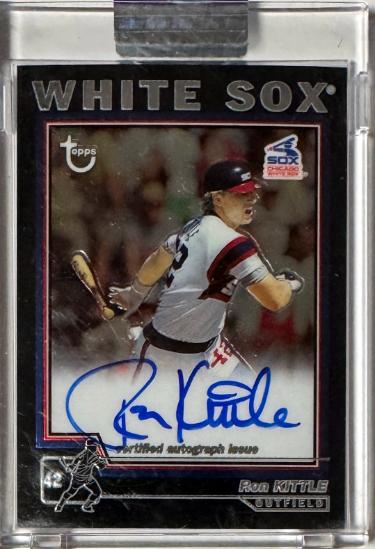 Ron Kittle signed 2004 Topps Chrome Signature Edition Certified On Card Auto #TA-RKI (Chicago White Sox/Certified/Factory Sealed