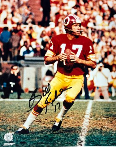 Billy Kilmer signed Washington NFL 8x10 Photo minor dings- COA/Show Ticket