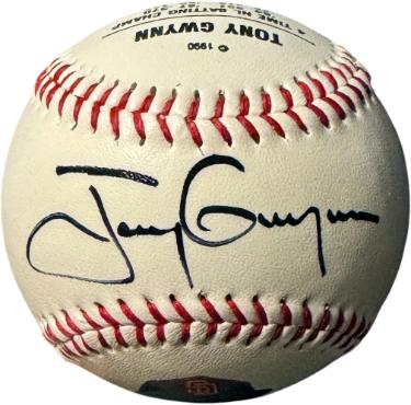 Tony Gwynn signed Fotoball USA MLB Baseball- /1000- Fotoball USA COA (San Diego Padres/HOF)