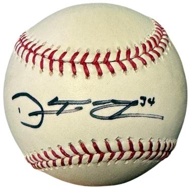 Daniel McCutchen signed Official Rawlings Major League Baseball #34- COA (Pirates)