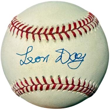 Leon Day signed Official ROAL Rawlings American League Baseball- COA (Negro League-Black Sox/Eagles/Elite Giants)