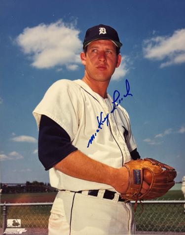 Mickey Lolich signed Detroit Tigers MLB Licensed 8x10 Photo minor dings- COA