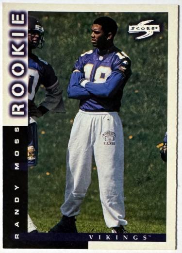 Randy Moss 1998 Score Rookie Card (RC) #235 (Minnesota Vikings/Marshall/6X Pro Bowl)