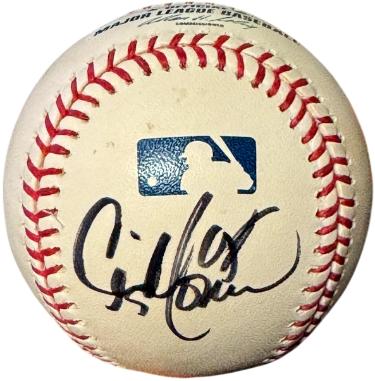 Craig Monroe signed Official Rawlings Major League Baseball- COA (Rangers/Tigers)