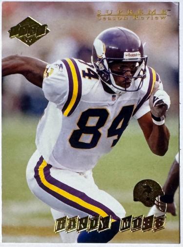 Randy Moss 1998 Collector's Edge Supreme Season Review  Rookie Card (RC) #101A (Minnesota Vikings)
