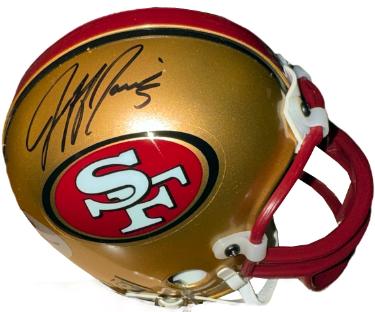 Jeff Garcia signed San Francisco 49ers Riddell NFL Mini Helmet- Playoff Hologram (3X Pro Bowl)