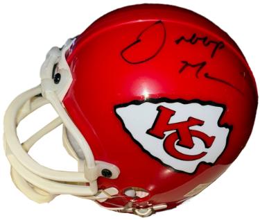 Marvin Snoop Minnis signed Kansas City Chiefs Riddell NFL Mini Helmet- Playoff Hologram