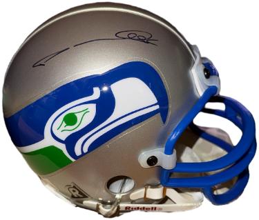 Darrell Jackson signed Seattle Seahawks Riddell NFL Mini Helmet- Topps Holo/COA