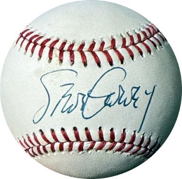 Steve Garvey signed RONL Rawlings Official NL Baseball minor tone- COA- Giamatti (Dodgers)