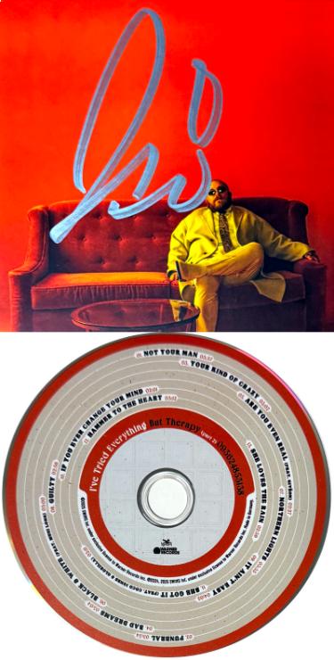 Teddy Swims signed 2025 I've Tried Everything but Therapy (Part 2) Art Card Insert/CD/Case- COA