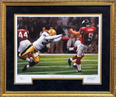 Steve Gleason signed New Orleans Saints "Return To The Dome" 16x20 Lithograph Custom Framing Special Edition /150- COA