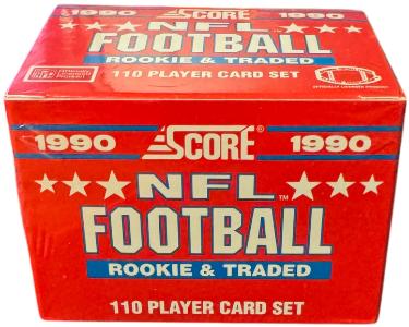 1990 Score Football Complete Factory Sealed Rookie & Traded Set Emmitt Smith RC- New/Sealed