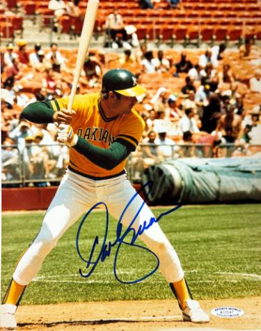 Dave Kingman signed Oakland A's MLB 8x10 Photo- Sports World Collectibles COA #A13547