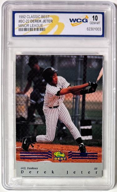 Derek Jeter 1992 Classic Best Minor League Rookie Card #BC-22- WCG 10 Gem Mint (New York Yankees/HOF)