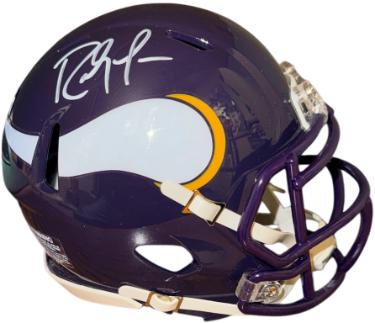Randy Moss signed Minnesota Vikings Riddell NFL Speed Mini Helmet- Fanatics Holo