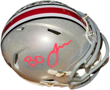 Lamar "Bo" Jackson signed Ohio State Buckeyes Speed Mini Helmet- Primetime Witnessed Holo